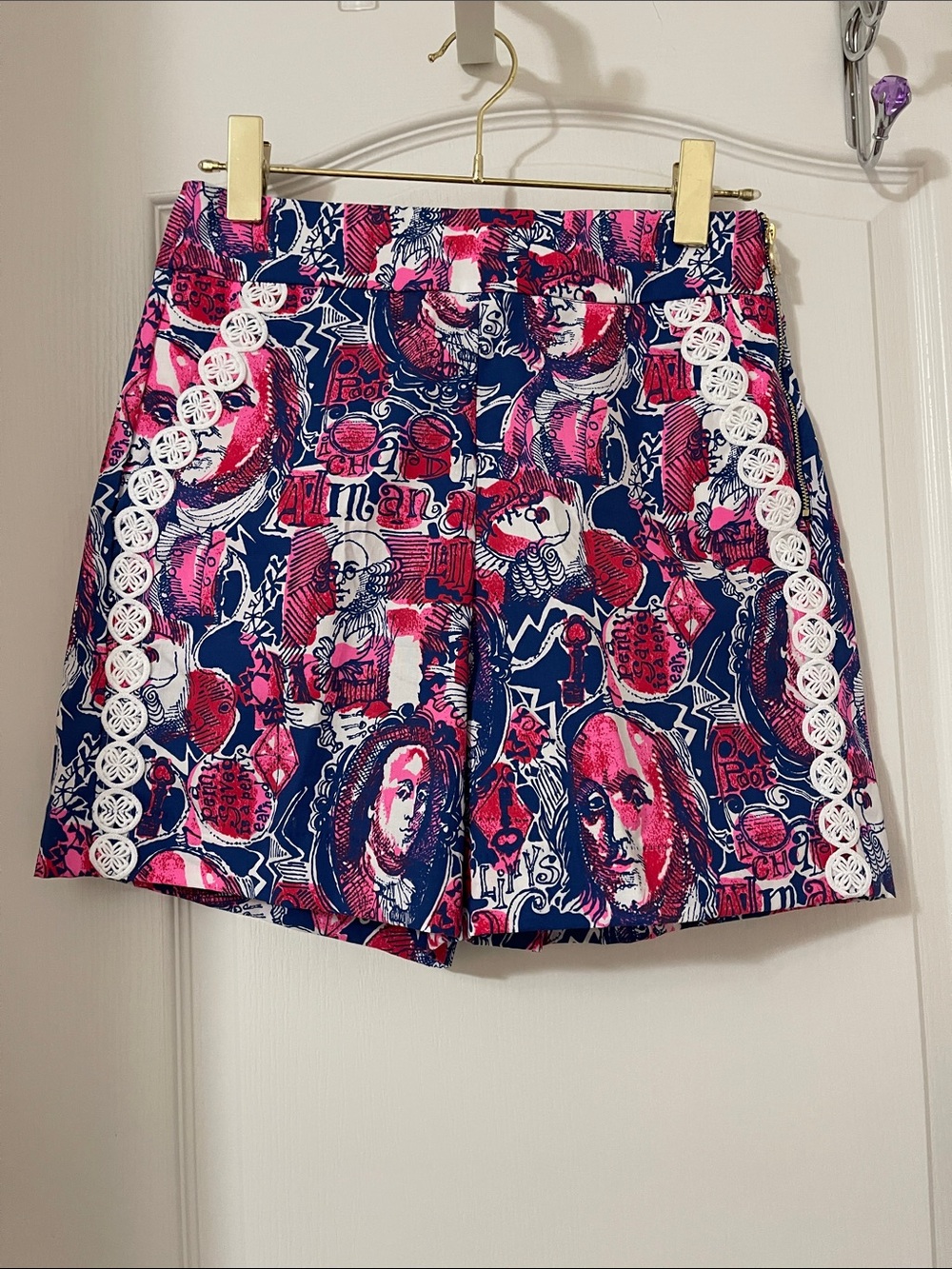 Lilly Pulitzer Dalisay Stretch Short for America’s 250th Celebration size 4 NWT